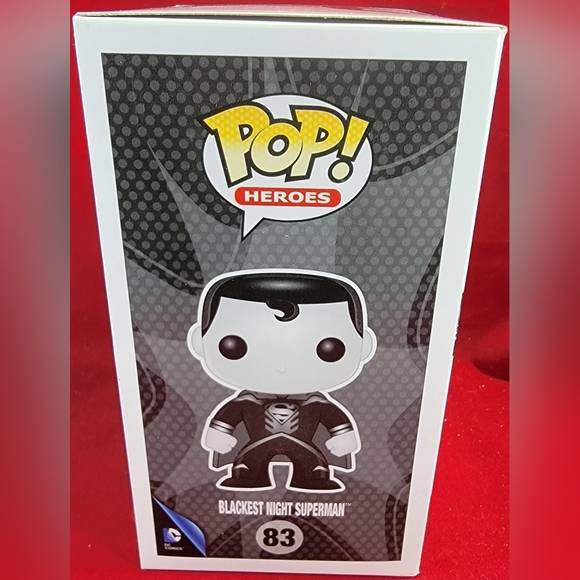 Blackest night Superman gamestop exclusive funko # 83 (nib) - Picture 6 of 7